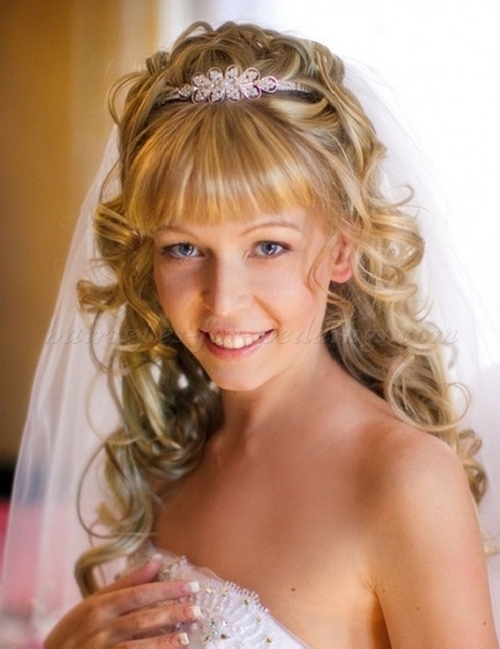 2016 Wedding Hairstyles with Bangs