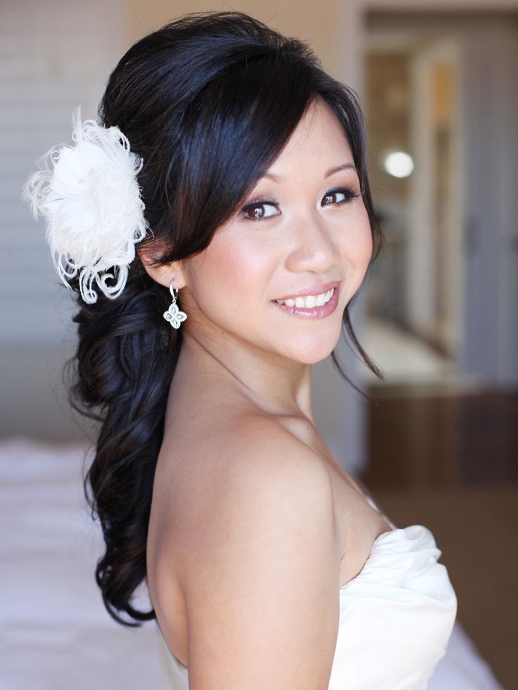 Asian Wedding Hairstyles for Long Hair