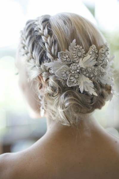 Beautiful Messy Wedding Hair