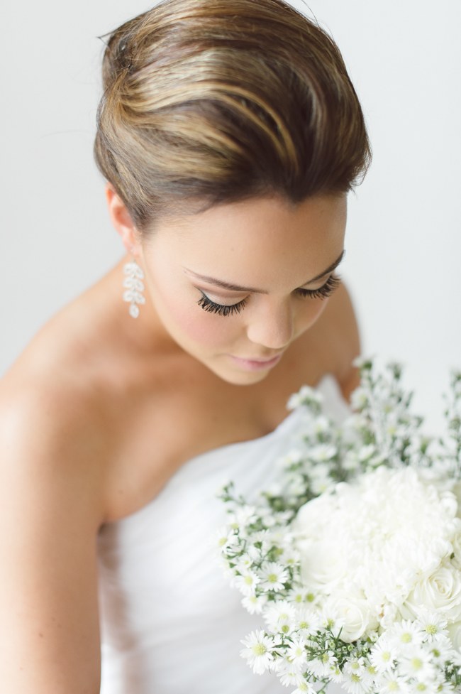 Bridal Updo Wedding Hairstyles with Veil