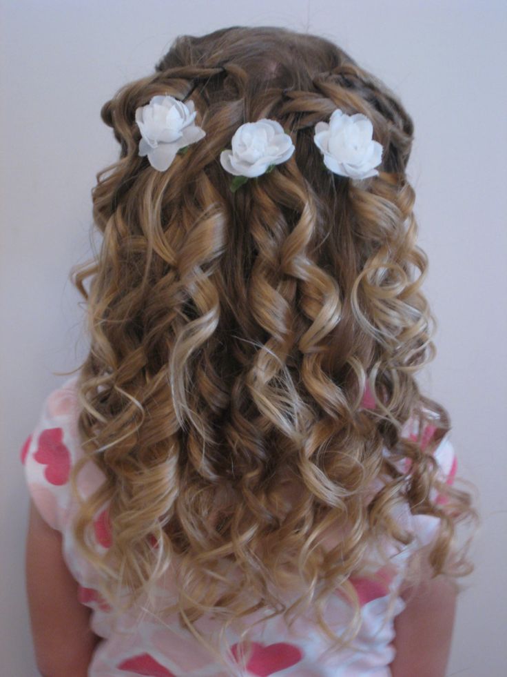 Cool Wedding Hairstyles For Kids Girls