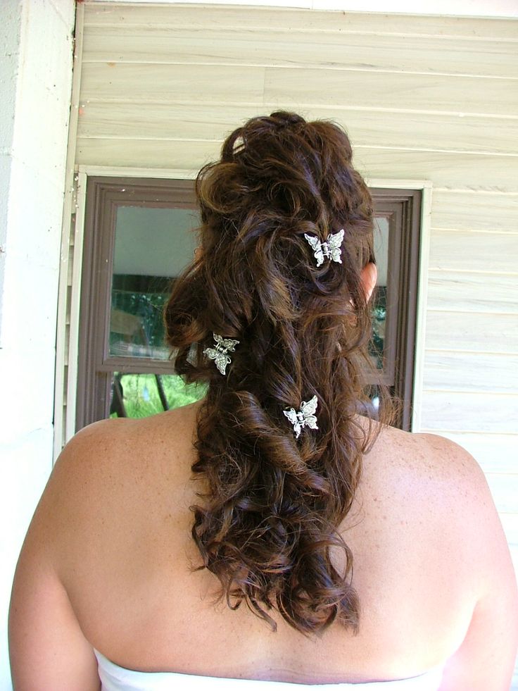 Curly Country Wedding Hairstyles