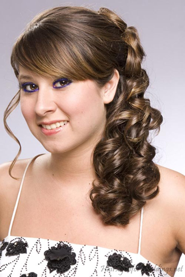 Curly Wedding Hairstyles for Guest