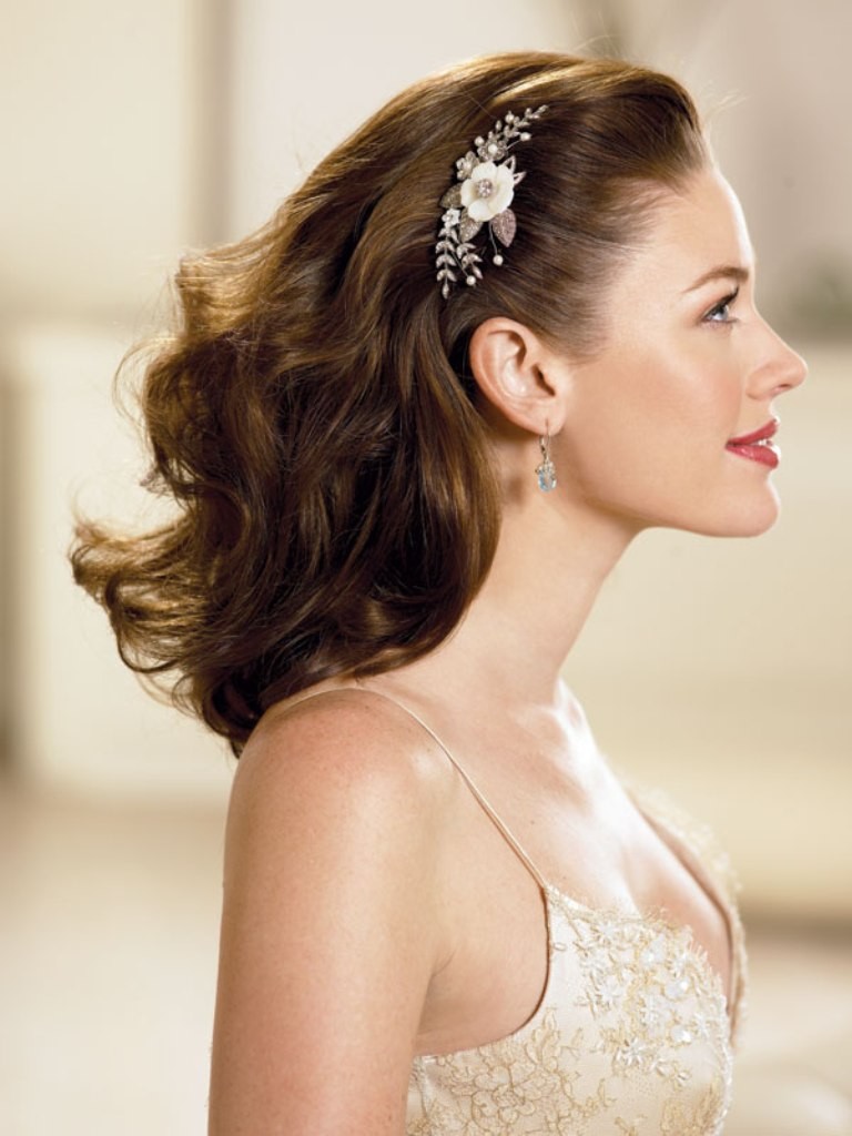 Down Country Wedding Hairstyles