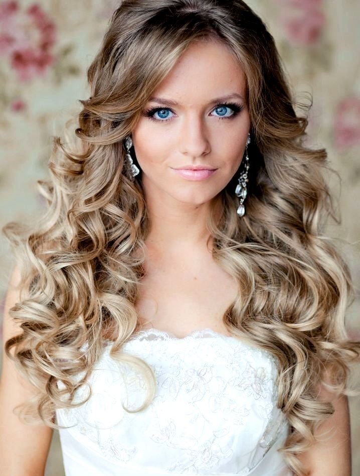 Down Wedding Hairstyles Long Hair