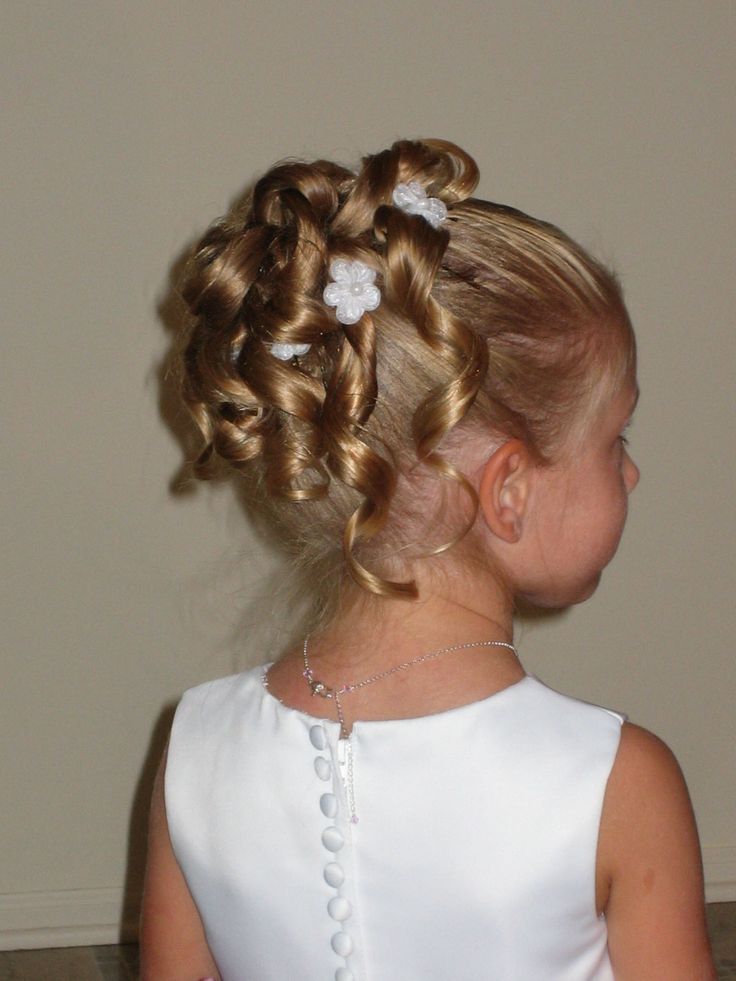Flower Girl Wedding Hairstyles For Kids