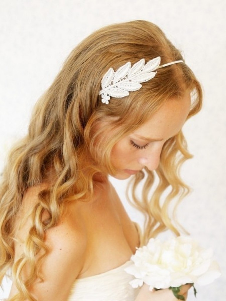 Flower Headbands For Wedding Hairstyle