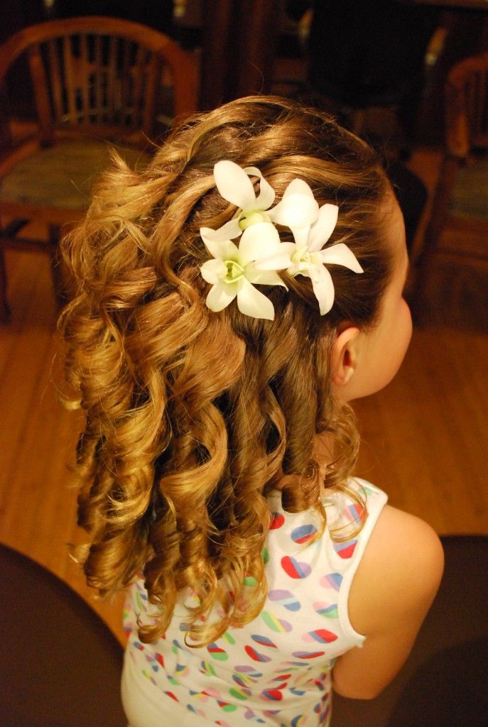 Little Girls Stylish Wedding Hairstyles