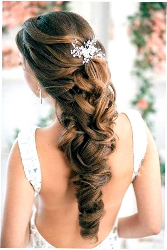 Long Brunette Wedding Hairstyles