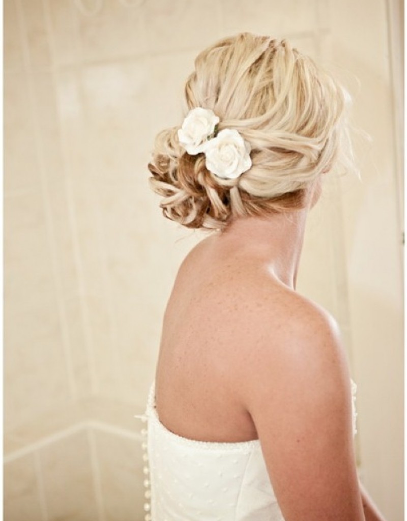 Natural Hairstyle Updo Wedding