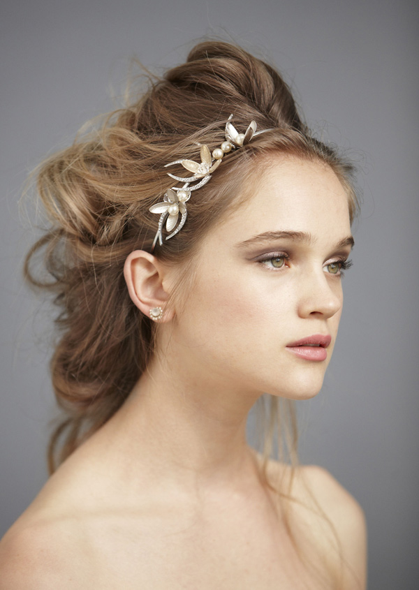 Olive Branch Wedding Hairstyles With Headband
