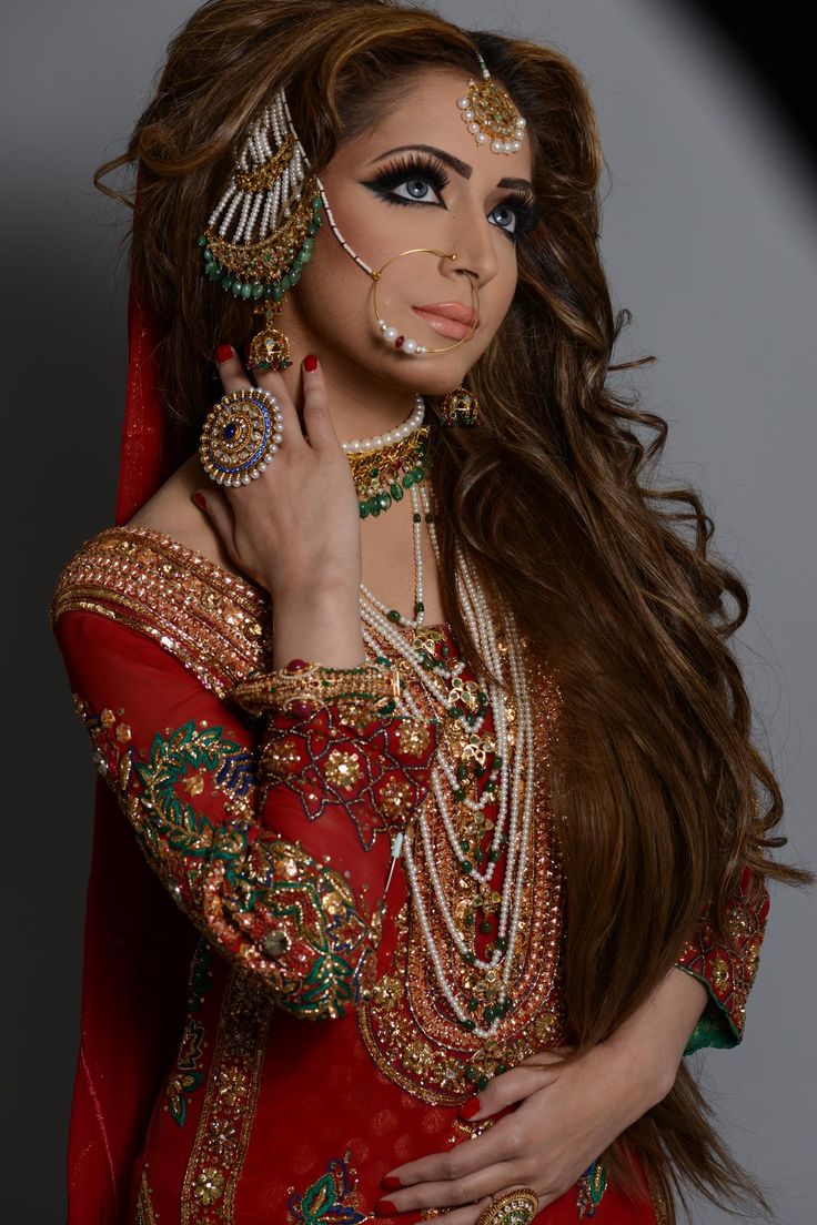 Pakistani Asian Bridal hairstyles
