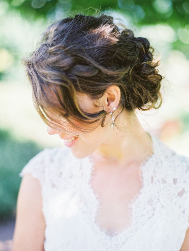 Up-do Romantic Wedding Hairstyle
