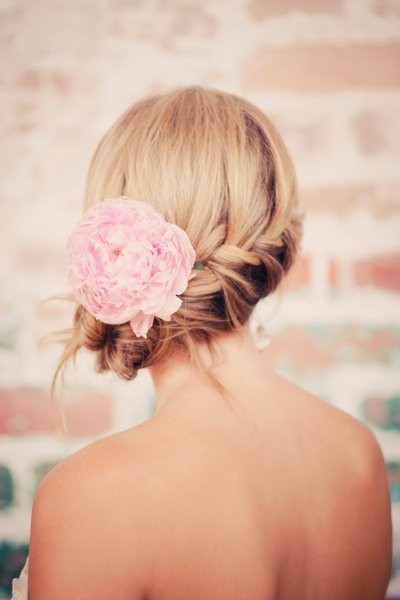 Wedding Hairstyles For Bridesmaids Hair with Flowers