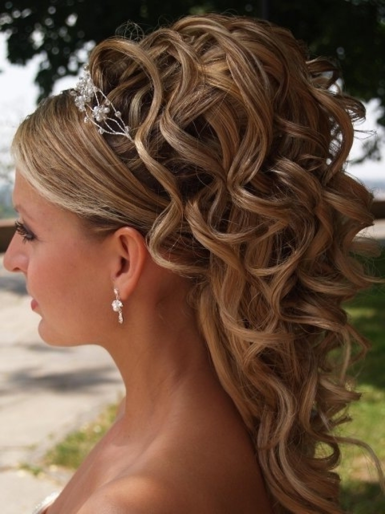 Wedding Hairstyles Hairstyle For Weddings Curly Hairstyle Wedding Wedding Day Hairstyles - hairstylearea.xyz