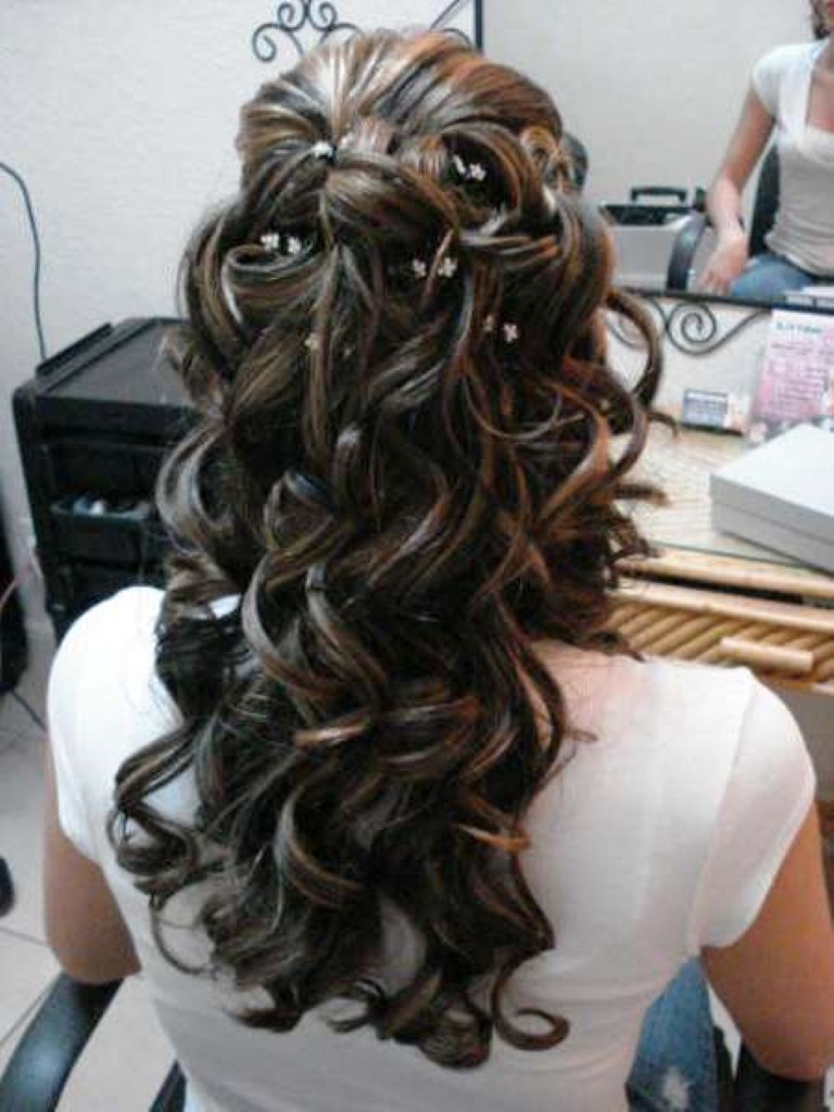 Wedding Hairstyles Half Up Half Down Curly