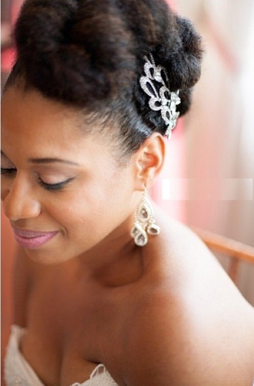 Wedding Hairstyles for Black Women Natural Hair
