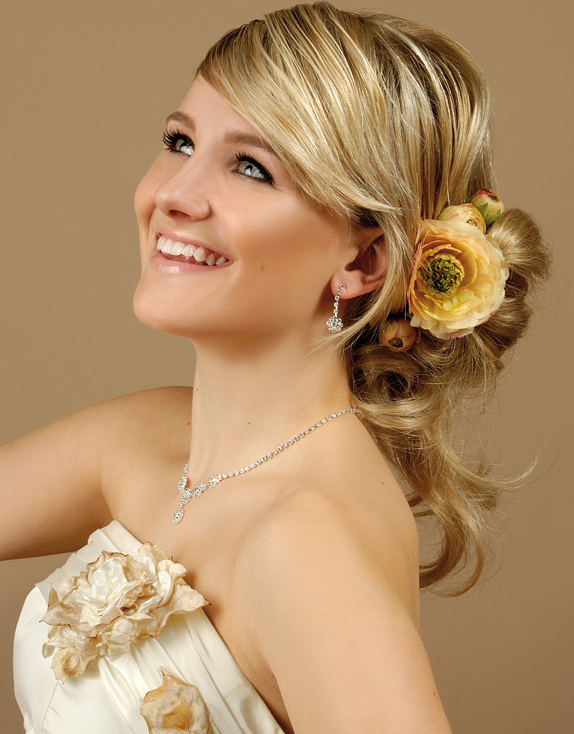 Wedding Hairstyles for Long Hair with Flowers 2016