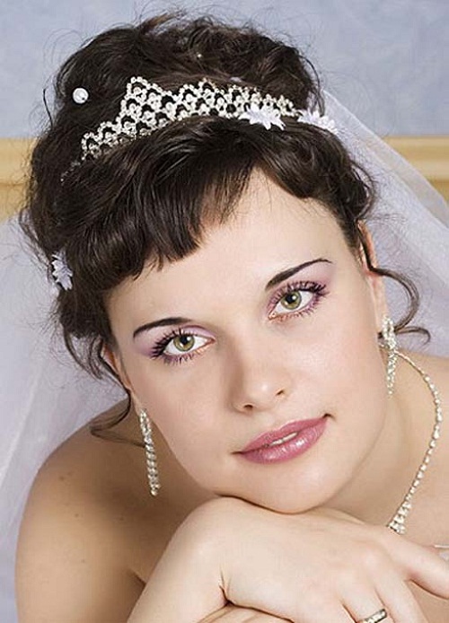 Wedding Hairstyles for Medium Length Hair with Bang