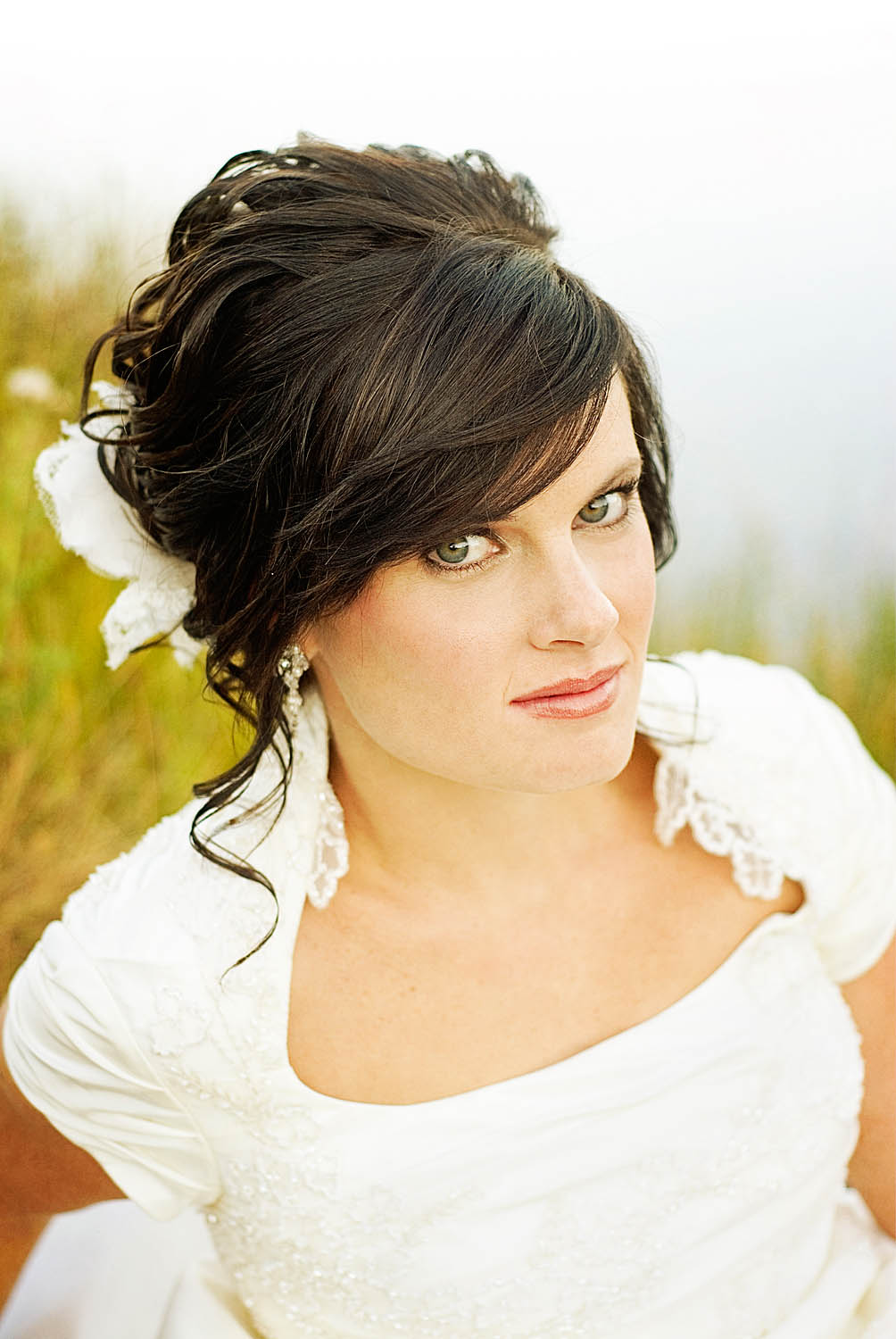 Wedding Hairstyles with Bangs for Long Hair