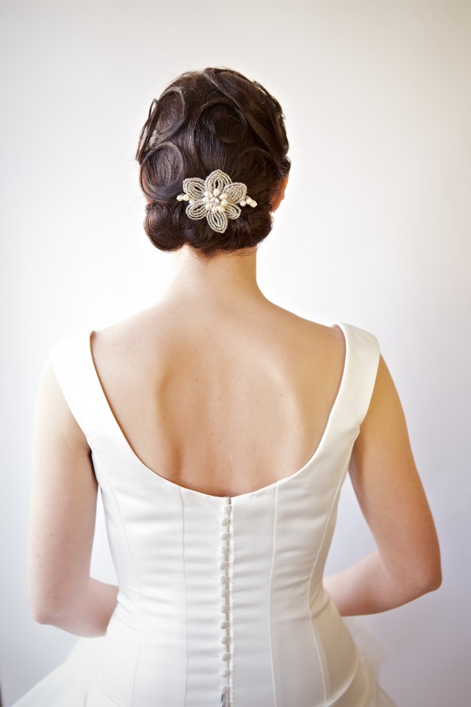 Wedding Hairstyles with Flower Comb