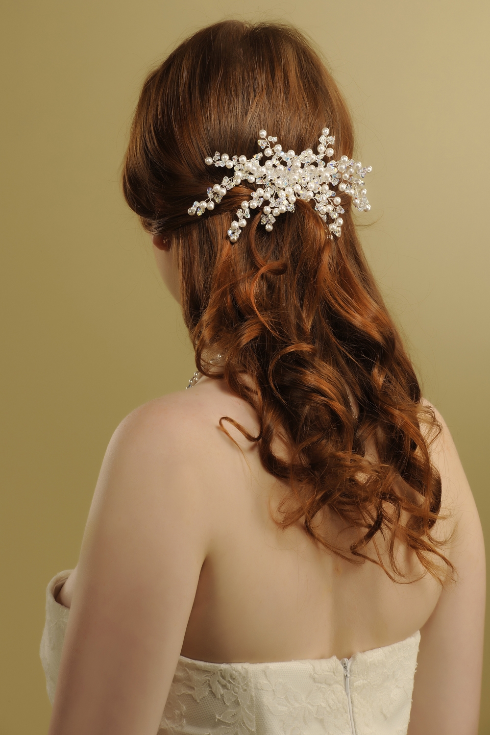 Wedding Hairstyles with Lily Comb