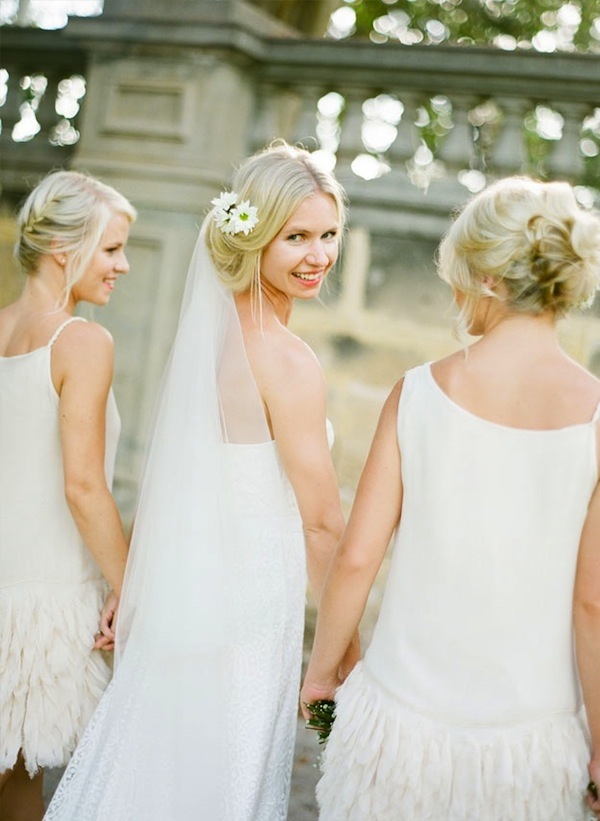 Wedding Side Hairstyles with Veil