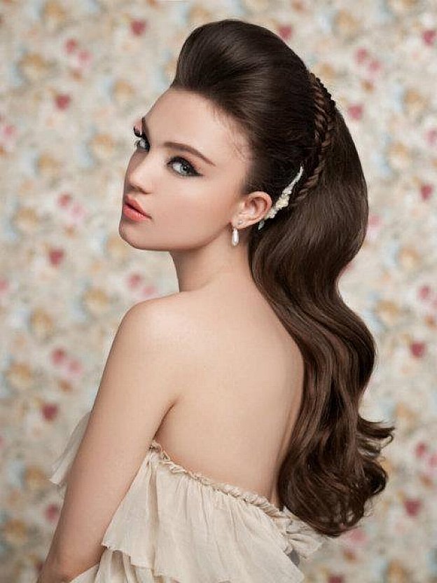 wedding hairstyles for long straight hair pretty