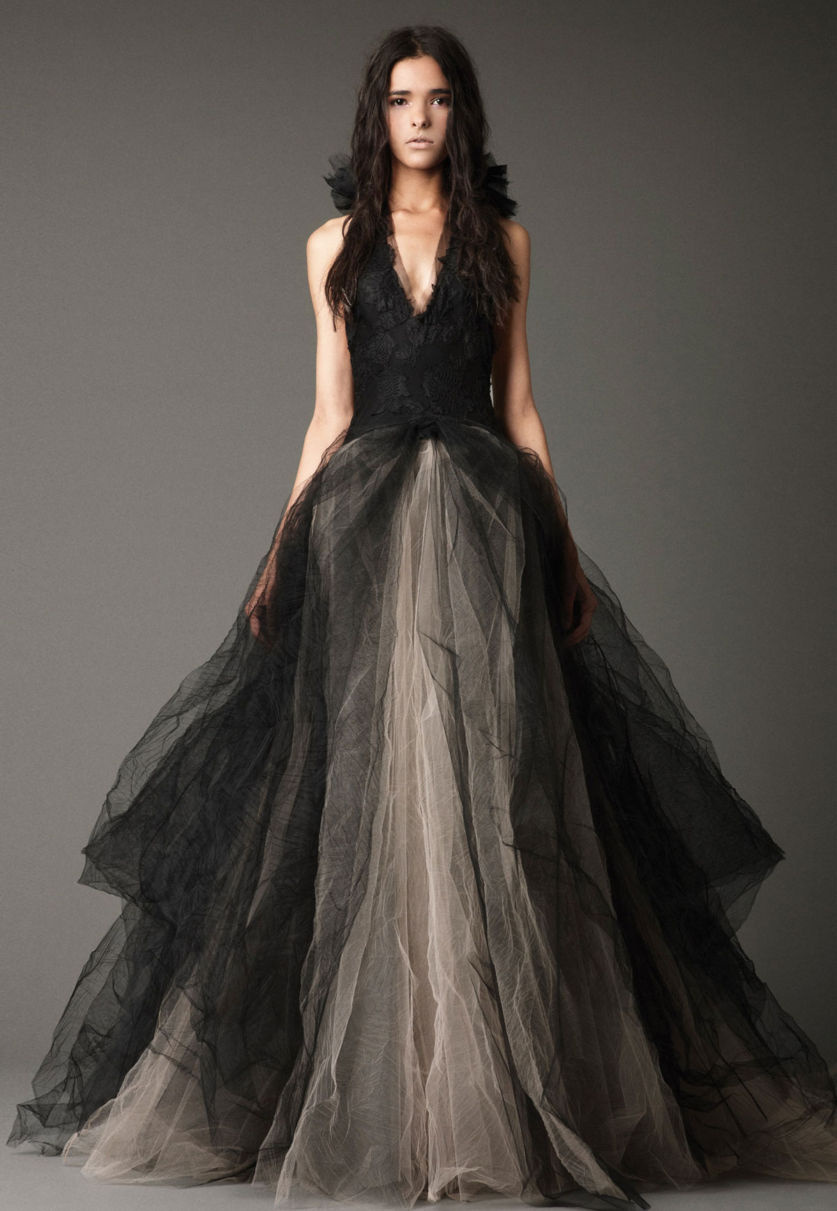 2016 New Black Taffeta Sexy Wedding Dress Ball Gown