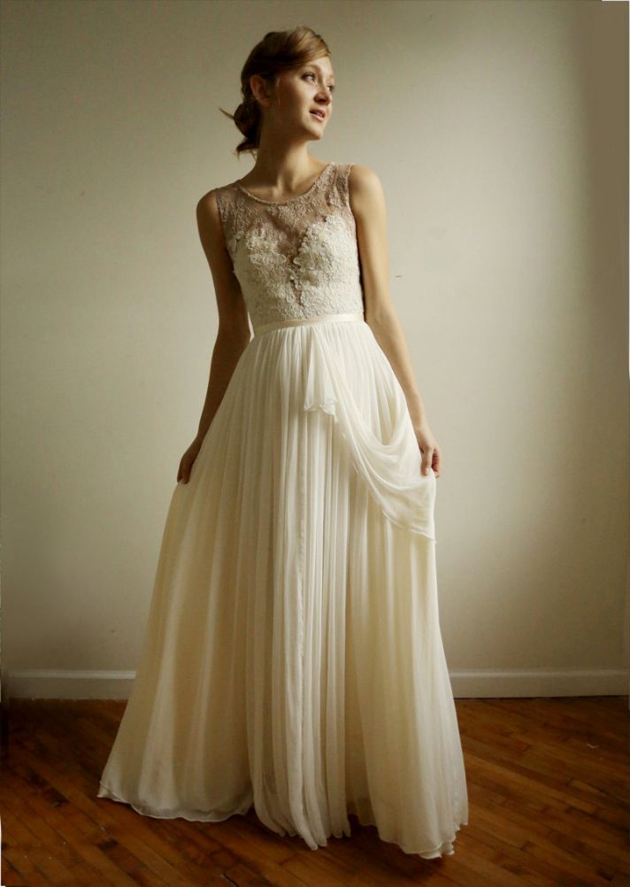 2016 vintage style wedding dresses