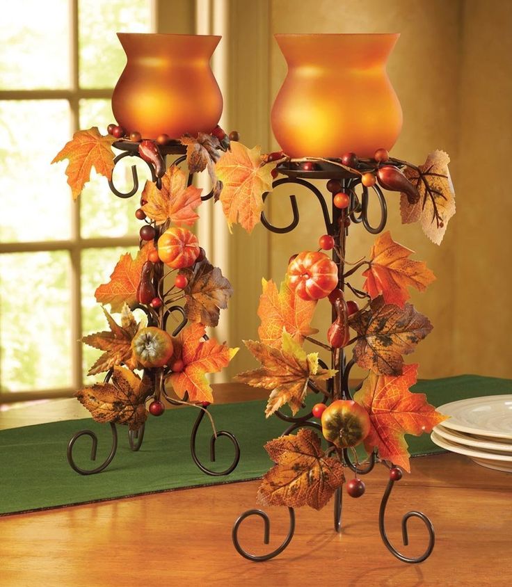 Autumn Fall Wedding Centerpiece Ideas