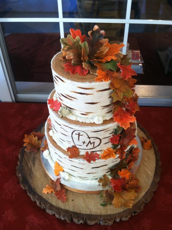 Awesome Fall Wedding Cake