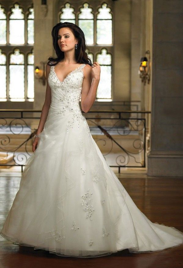 Ball Gown Puffy Wedding Dresses