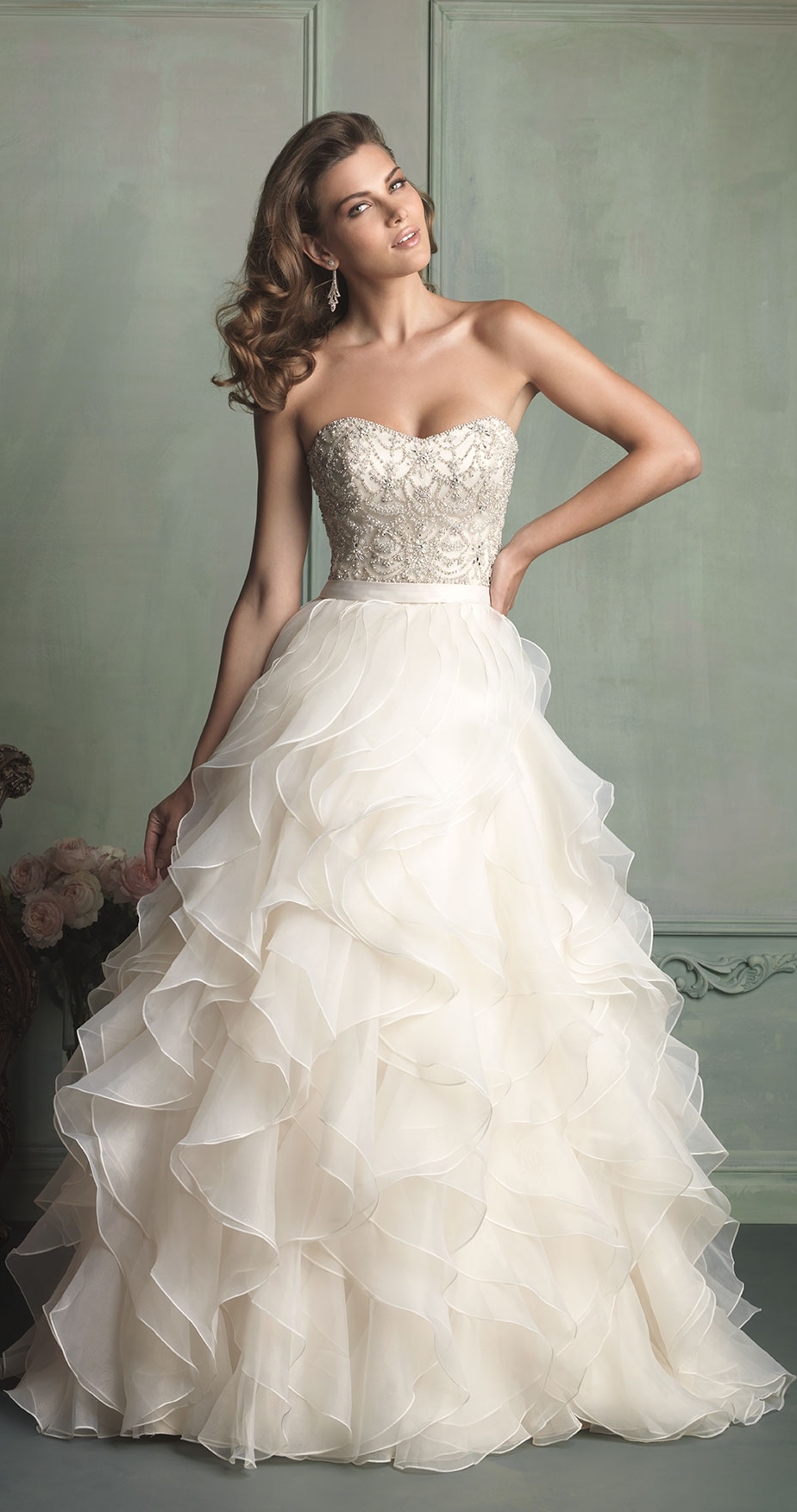 20 Beaded Wedding Dresses Ideas Wohh Wedding 9403