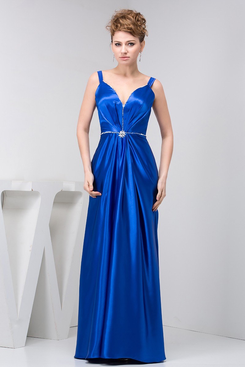 Blue Silk Wedding Dresses