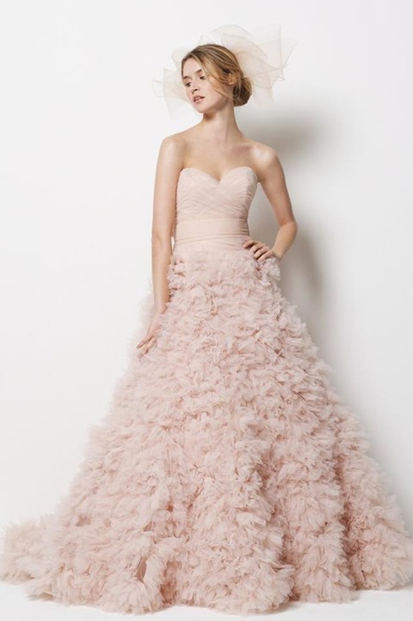 20 Pink Wedding Dresses Ideas Wohh Wedding 0169