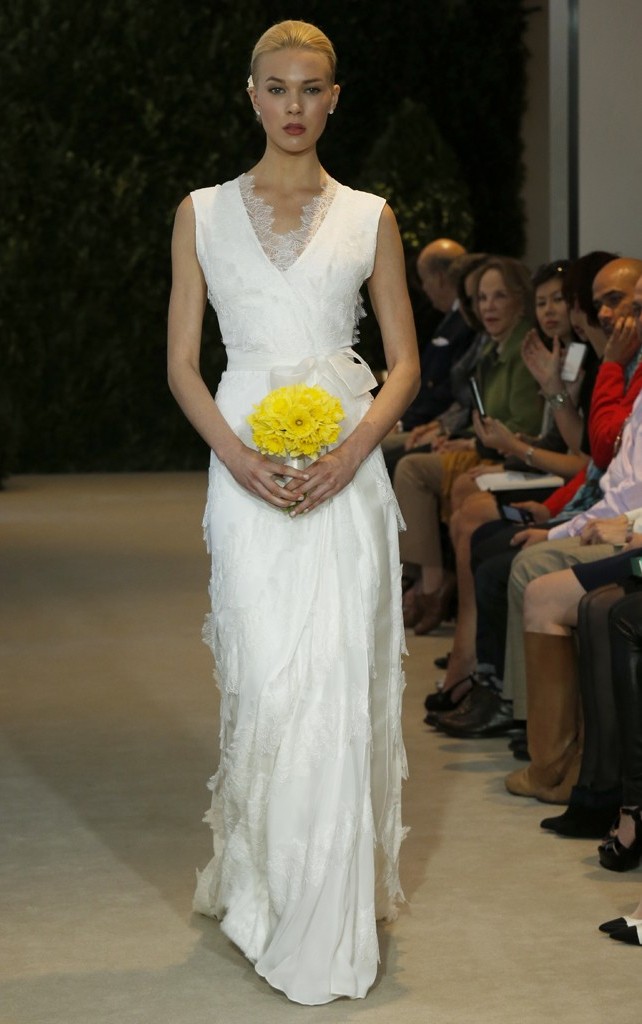 Carolina Herrera Sheath Wedding Dresses