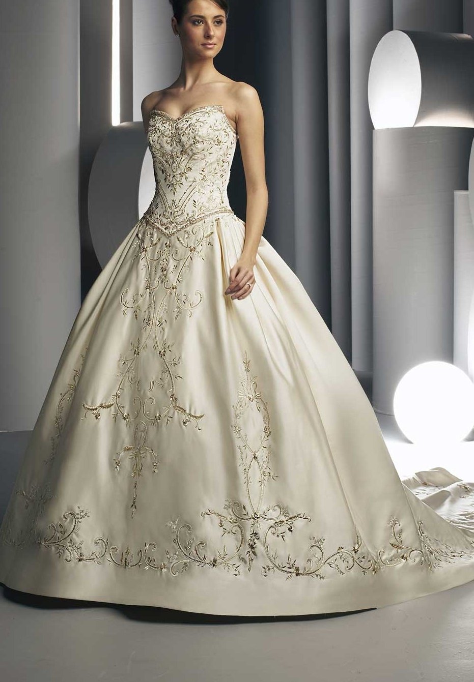 Champagne Wedding Dresses