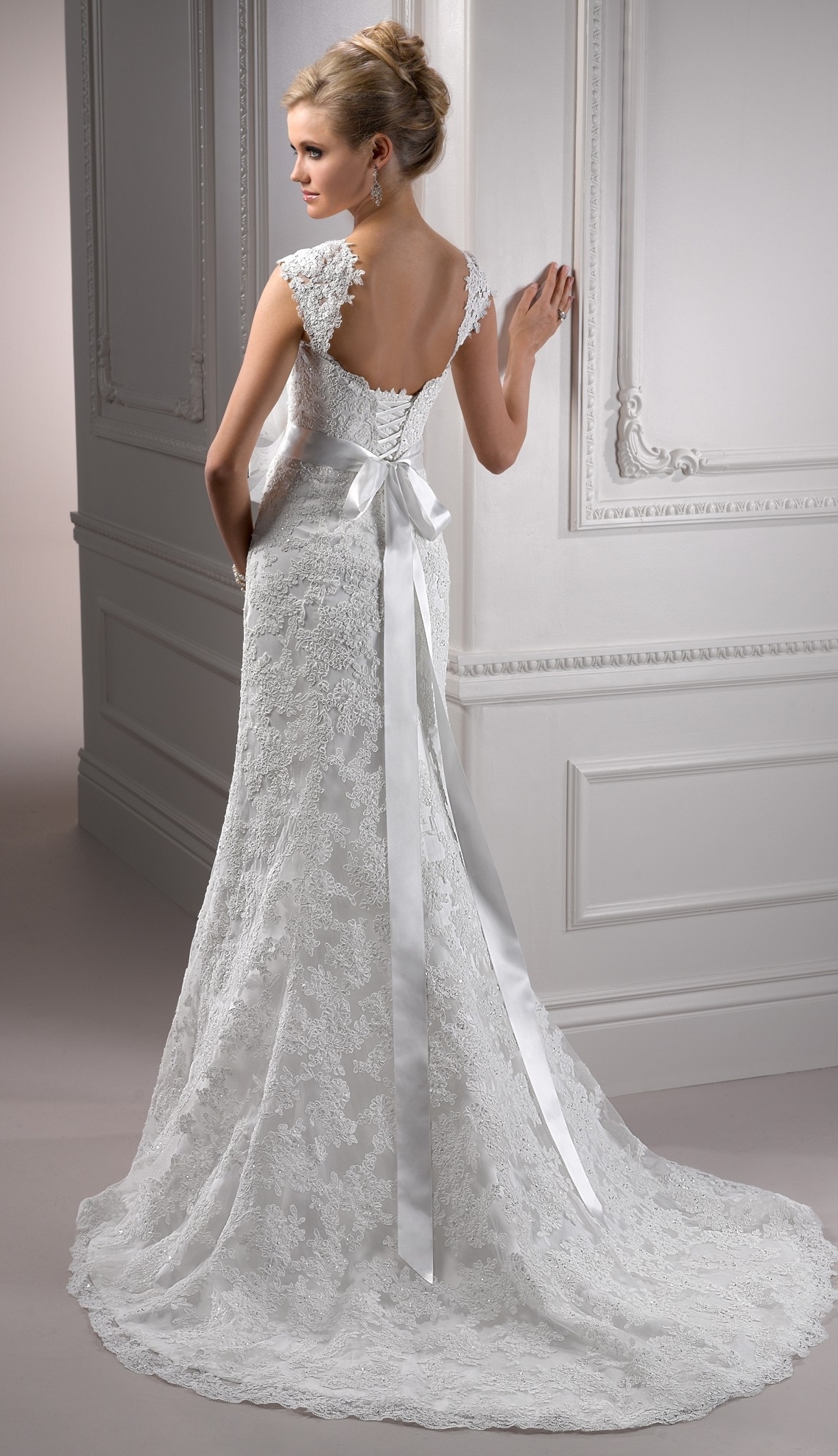 Contemporary Wedding Dress With Straps