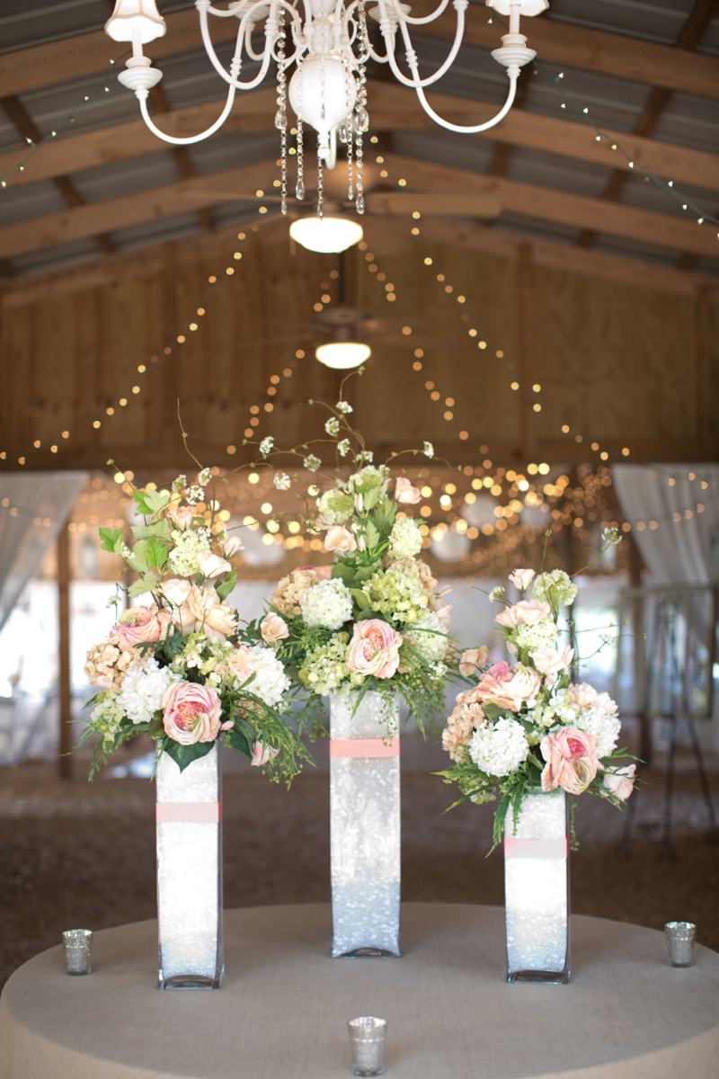 Coral and Sage Green Barn Wedding Ideas