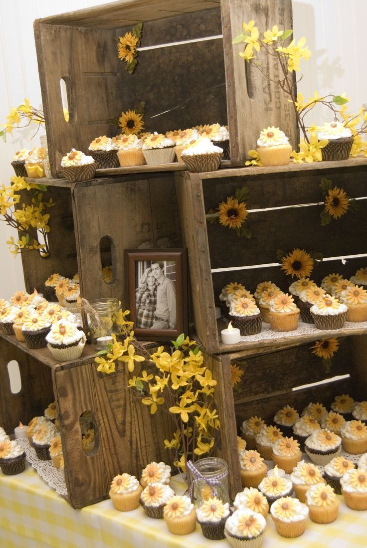 Country Wedding Cupcakes Ideas