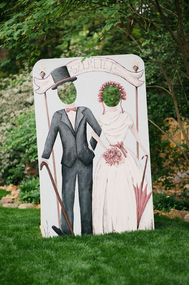 Cute idea...maybe not a bride and groom