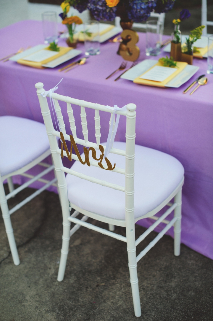Elegant Lavender and Yellow Wedding Ideas