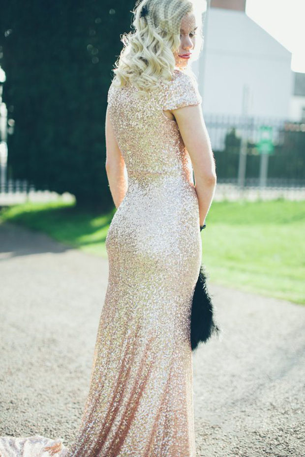 Gold Sparkly Wedding Dresses 2016