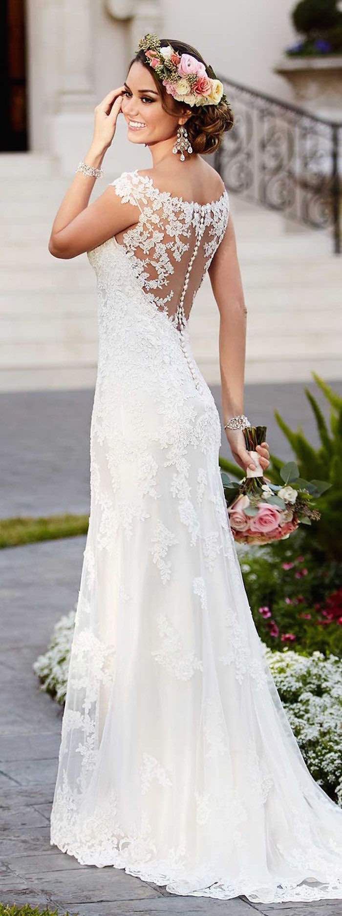 25 Stunning Lace Wedding Dresses Ideas Wohh Wedding 4775