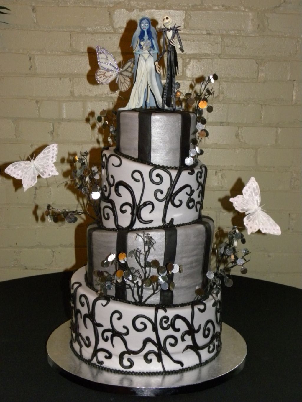 Halloween wedding Cake Decorating Ideas