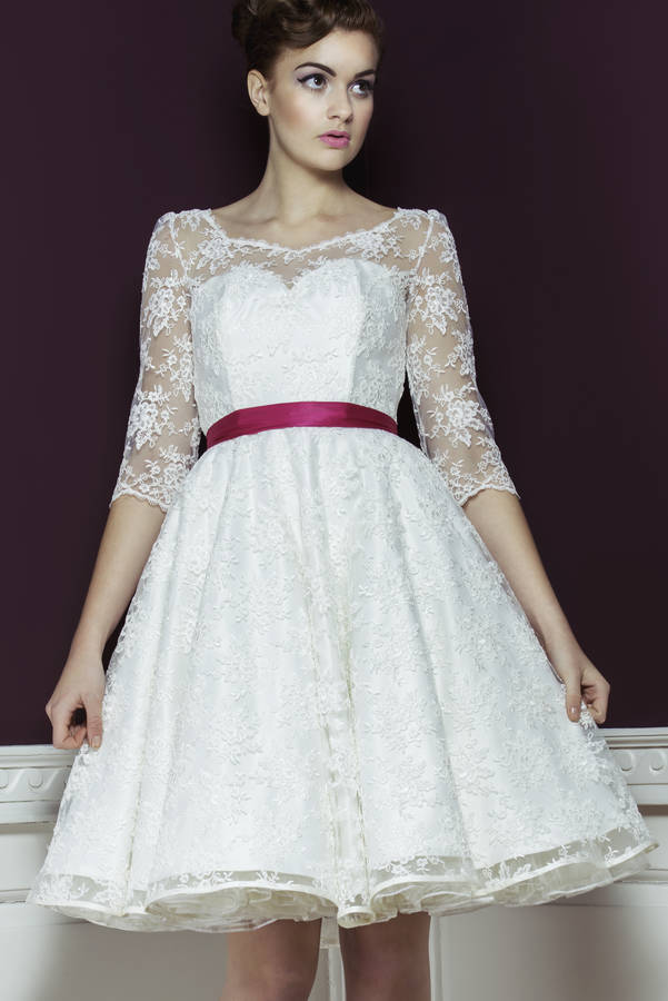 Lace Overlay Wedding Dress