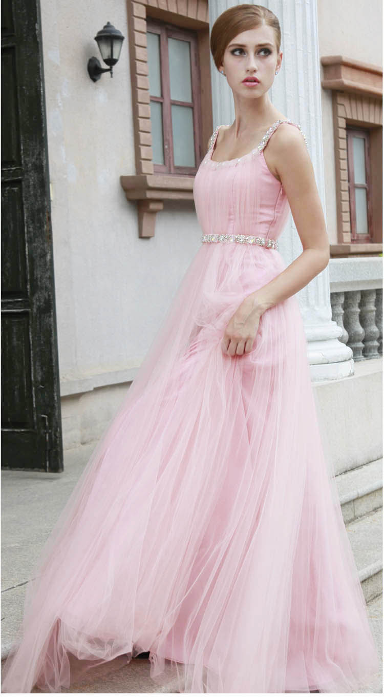 Light Pink Wedding Dress 2016