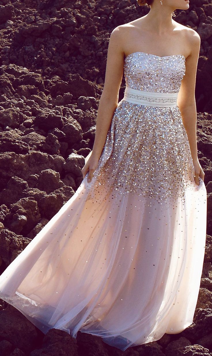 Long Sparkly Prom Dress
