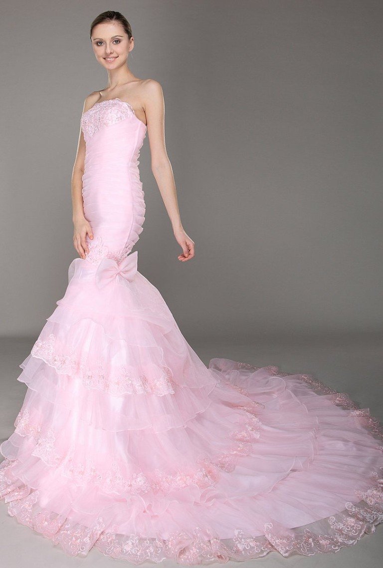 20 Pink Wedding Dresses Ideas Wohh Wedding